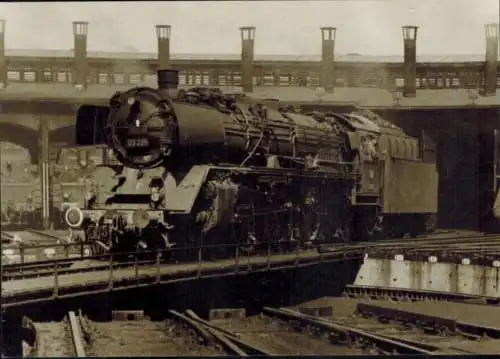 Ansichtskarte Eisenbahn Schnellzuglokomotive 03 225 Hamburg-Altona 1960