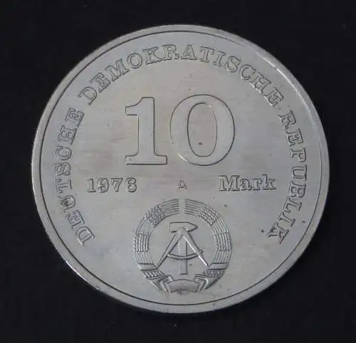 DDR Gedenkmünze 10 Mark 20 Jahre Nationale Volksarmee NVA 1976 vorzüglich vz