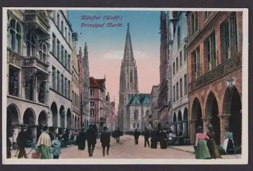 Ansichtskarte Münster Westfalen Prinzipalmarkt