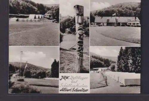 Ansichtskarte Schmittlotheim JRK Schullandheim Zeltlager Albert Schweitzer