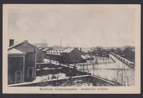 Frankreich Joudreville Ansichtskarte Kriegsschauplatz I.Weltkrieg Kolonie