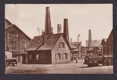 Ansichtskarte Essen Ruhr Stammhaus Krupp Rheinisch Westfälische Industrie