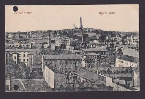 Besetzung Polen Generalgouvernement Ansichtskarte Czestochowa Tschenstochau