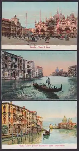 Ansichtskarten Venedig Italien Künstlerkarten Lot Sammlung 12 Stk.