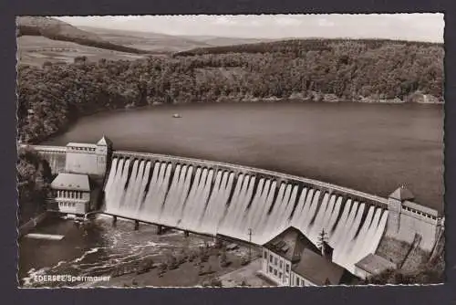 Ansichtskarte Edersee Hessen Sperrmauer