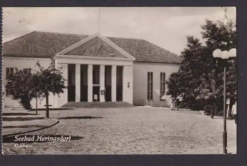 Ansichtskarte Heringsdorf Insel Usedom Mecklenburg Vorpommern Klubhaus