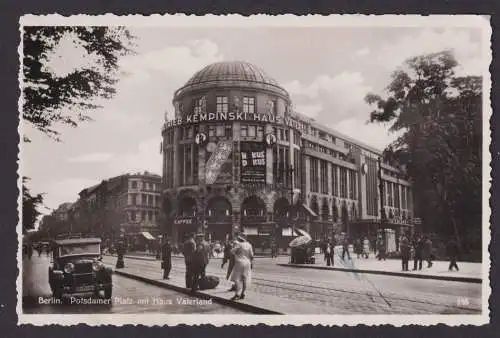 Ansichtskarte Berlin Potsdamer Platz Haus Vaterland Kempinski n. Pardubitz