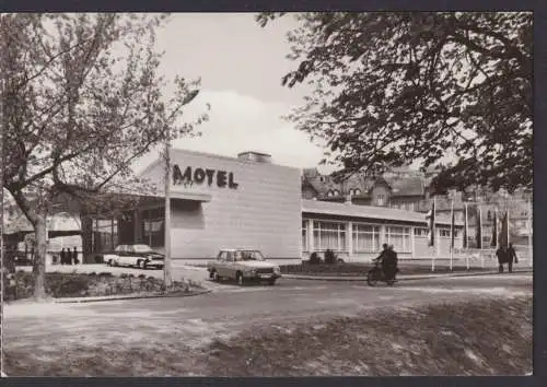 Ansichtskarte Quedlingburg Sachsen Anhalt Motel Verlag Bild und Heimat