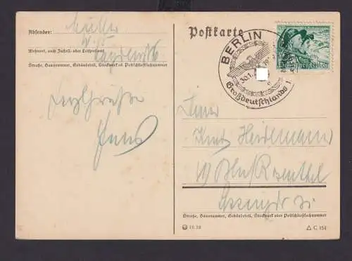 Berlin Deutsches Reich Drittes Reich Karte SST Deutschlands 1. Reichsstadt