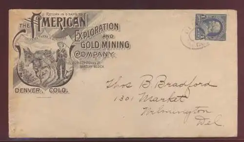 Gold USA Denver Colorado Cover Exploration and Gold Mining Company