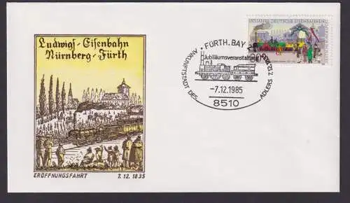 Bund Fürth Eröffnungsfahrt Ludwigs Eisenbahn Nürnberg Fürth