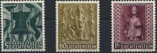 Liechtenstein Weihnachten 386-388 tadellos postfrisch MNH KatWert 18,00