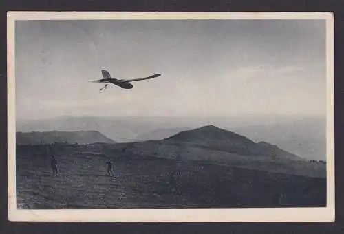 Deutsches Reich Wasserkuppe Ansichtskarte Emmerich Rhein Motiv Segelflieger