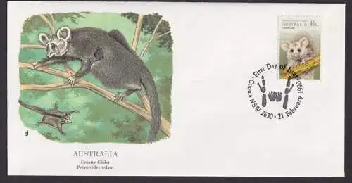 Australia Australien Fauna Tiere Beuteltier schöner Künstler Brief