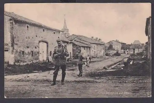 Ansichtskarte Rouvrois a.d.Othain Frankreich Soldaten Militär Militäria