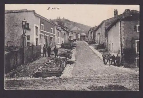 Buxieres Frankreich Ansichtskarte Ortsstrasse Soldaten ht