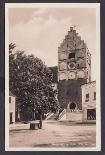 Ansichtskarte Reisbach a. Vilz Bayern Pfarrkirche Religion Glaube