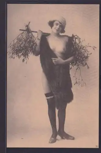 Ansichtskarte Erotik Akt Frauen Schönheiten Nude Darstellung um 1910