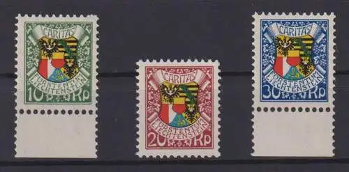 Liechtenstein 75-77 Geburtstag Fürst Johann tadellos postfrisch MNH Kat 85,00