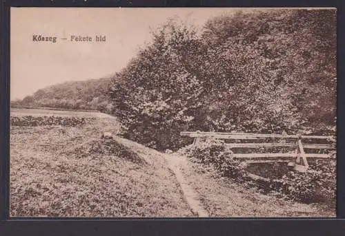 Ansichtskarte Köszeg Ungarn Landschaft Bäume Brücke