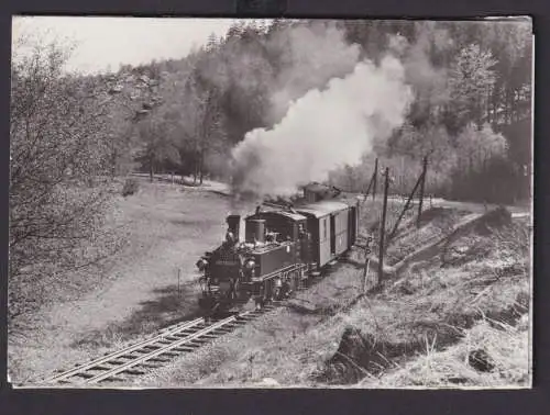 Ansichtskarte Lokomotiven Schmalspurbahn Wolkenstein Jöhstadt 3er Set