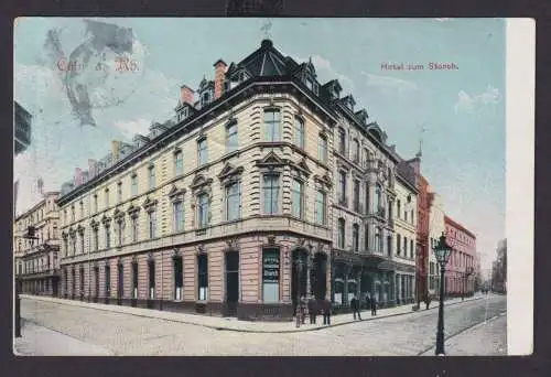 Ansichtskarte Cöln Köln Rhein NRW Hotel zum Storch Künstlerkarte Verlag