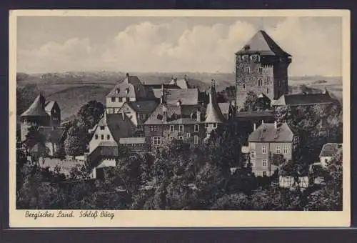 Ansichtskarte Solingen n. Berlin Schloss Burg Bergisches Land