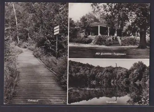 Ansichtskarte Berlin Köpenick HO Gaststätte Teufelsee Lehrpfad Planet Verlag