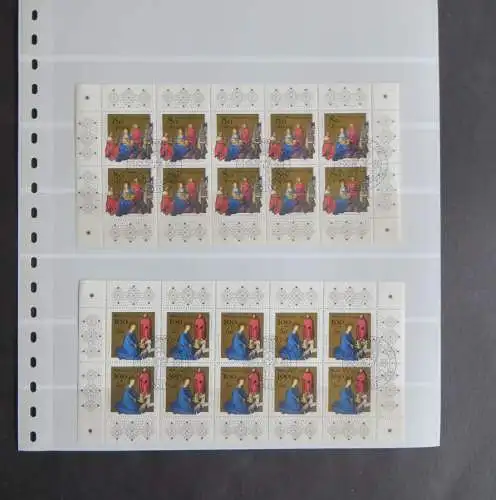 Bund Kleinbogen Zehnerbogen 1770-1771 Weihnachten je postfrisch + EEST MNH 85,00