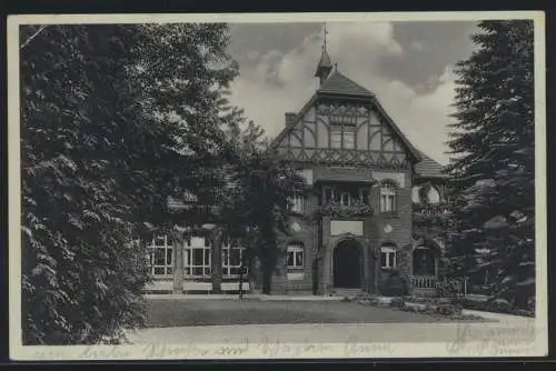 Ansichtskarte Belzig Parkhaus SST 1000 jährige Kreisstadt nach Berlin 22.1.1939