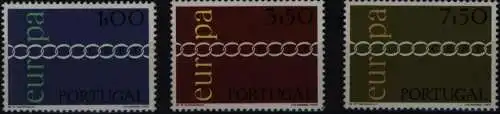 Portugal 1127-1129 Europa CEPT 1971 komplett postfrisch ** MNH