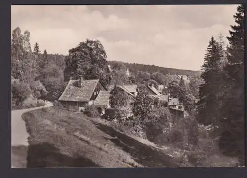 Ansichtskarte Schierke Sachsen Anhalt Harz Marienweg n. Meerane Sachsen