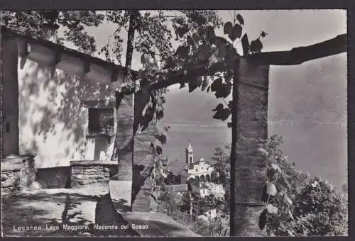 Ansichtskarte Locarno Schweiz Lago Maggiore Madonna del Sasso