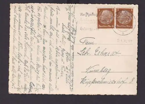 Köln NRW Deutsches Reich Drittes Reich Karte Postsache SST Rechtzeitig