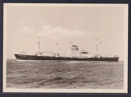 Ansichtskarte Schiff Schifffahrt Seefahrt Marine Transatlantic Poseidon Linien