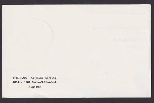 Briefmarken Flugpost air mail DDR Privatganzsache Berlin 7 Schönefeld Neue