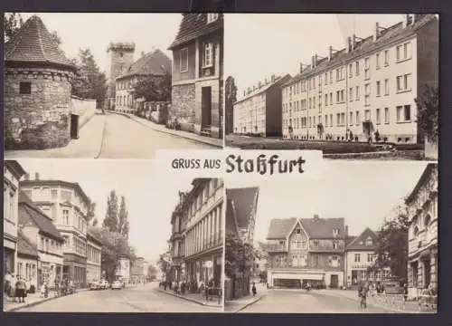 Ansichtskarte Straßfurt Sachsen Anhalt Turmgasse Karl Marx Str. Eigene Scholle