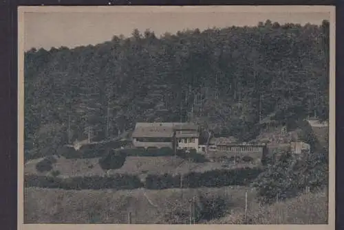 Ansichtskarte Herrenalb Gaistal Erholungsheim Aschenhütte Verw. Hugo Lietke