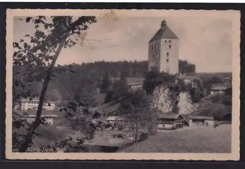 Ansichtskarte Maria Stein Tirol Österreich Teilansicht Turm Verlag Franz Schemm