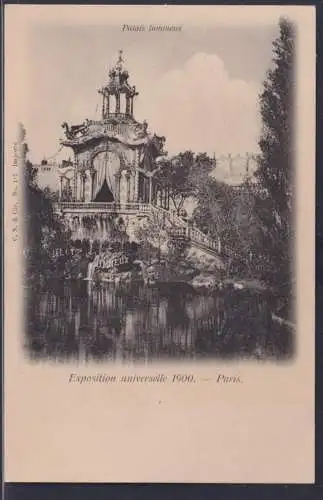 Ansichtskarte Weltausstellung Paris 1900 Palais Lumineux