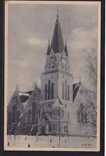 Ansichtskarte Kemi Finnland Kirche Kirkko