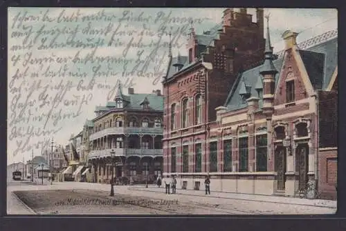 Ansichtskarte Middelkerke Flandern Avenue Leopold Historische Häuser Feldpost