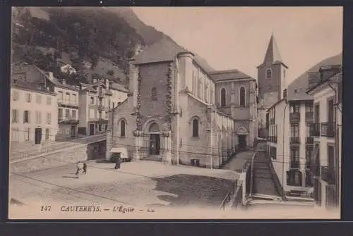 Ansichtskarte Cauterets Okzitanien Hautes-Pyrénées Frankreich L Eglise Kirche