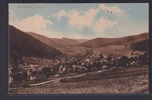 Ansichtskarte Manebach Ortsansicht Landschaft Berge Thüringen