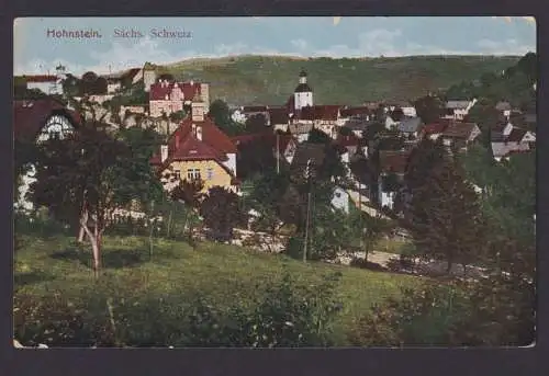 Ansichtskarte Hohnstein Sächs. Schweiz Sachsen Löbau