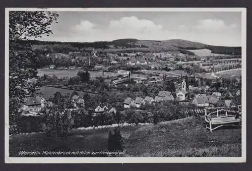 Ansichtskarte Warstein Mühlenbruch Heilanstalt Feldpost mit NS Zensur 13.2.1942