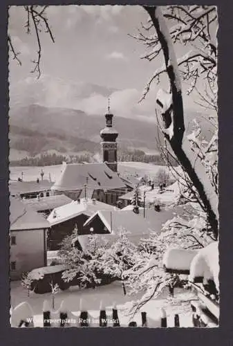 Ansichtskarte Reit im Winkel Bayern Winterlandschaft n. Oldenburg