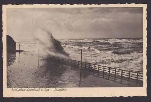 Westerland Sylt Schleswig Holstein Deutsches Reich Ansichtskarte Erholung Reise