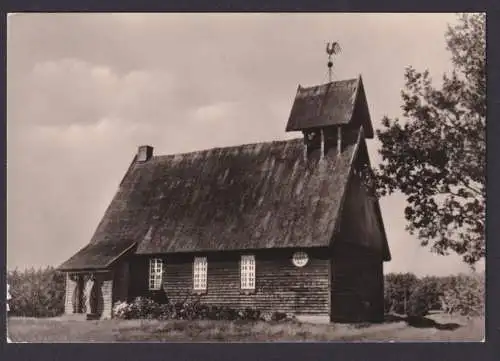 Ansichtskarte Born am Darß Mecklenburg Vorpommern Rohrdachkirche Kunstverlag