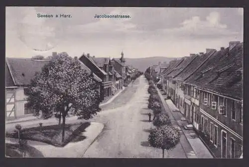 Ansichtskarte Seesen Harz Niedersachsen Jacobsonstrasse n. Wernigerode Sachsen